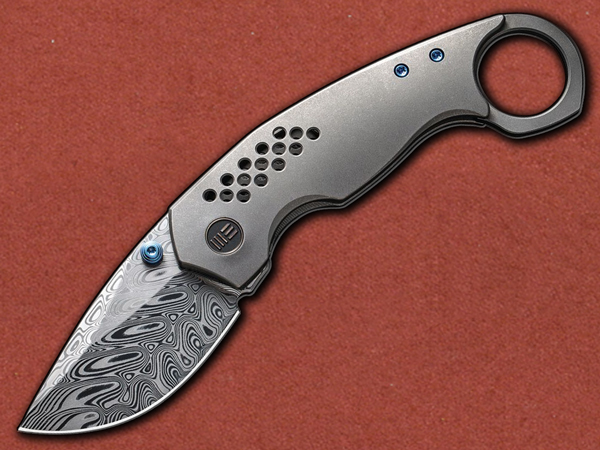 [WE Knife] Envisage Hakkapella Damasteel Damascus, Titanium