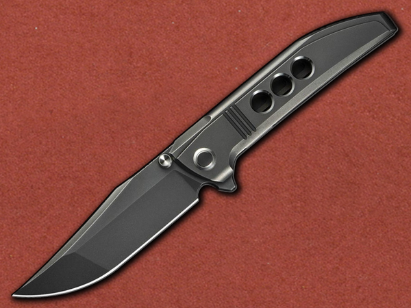 [WE Knife] Ezinta Black, Böhler M390, Titanium, Integral