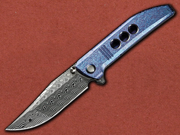 [WE Knife] Ezinta, Hakkapella Damasteel, Crystalized Integral Ti