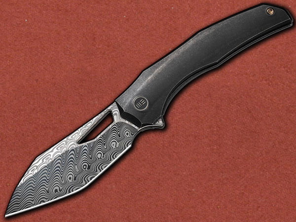 [WE Knife] Ignio Hakkapella Damasteel Damascus, Black Titanium