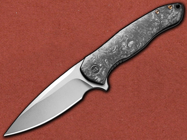 [WE Knife] Kitefin Marbled Carbon Fibre, S35VN