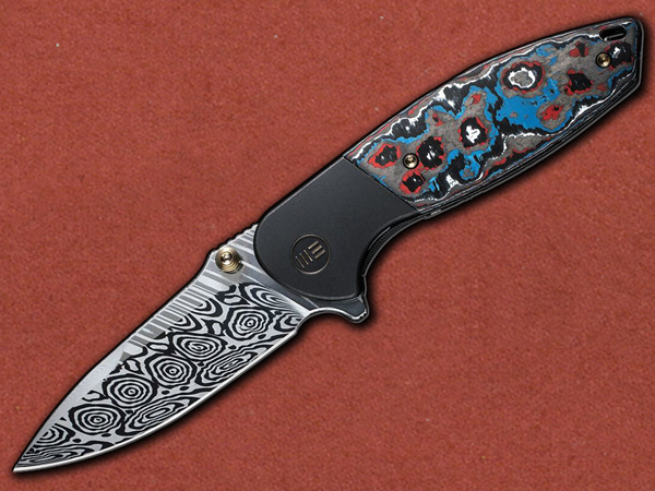 [WE Knife] Nitro Mini Heimskringla Damasteel Damascus, Nebula