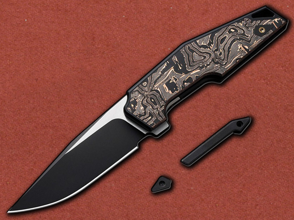 [WE Knife] OAO Titanium, Copper Foil Carbon, CPM-20CV