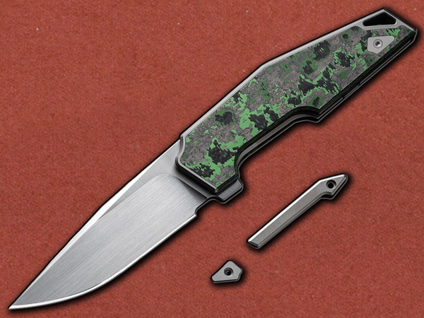 [WE Knife] OAO Titanium, Jungle Wear Carbon, CPM-20CV