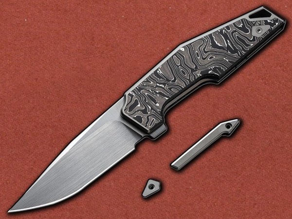 [WE Knife] OAO One And Only Titanium, Foil Carbon, CPM-20CV