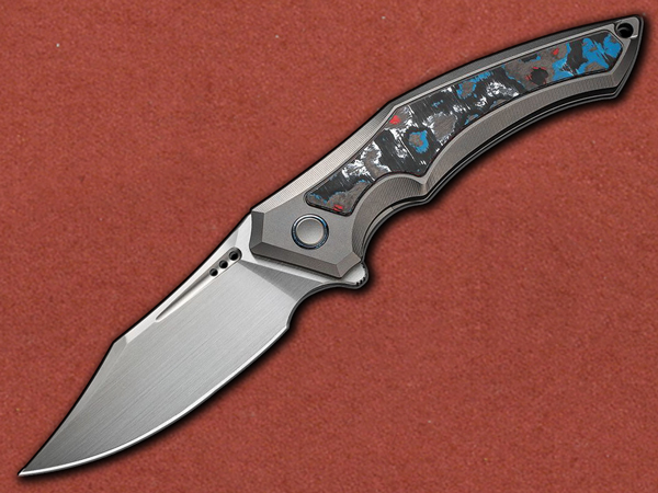 [WE Knife] Orpheus Grey Titanium, Nebula Fat Carbon, CPM-20CV