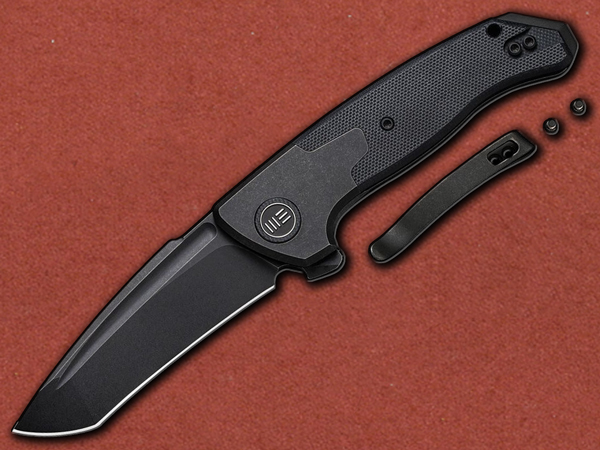 [WE Knife] Press Check Framelock, Titanium, G10, CPM-20CV