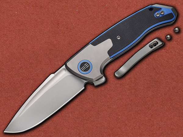 [WE Knife] Press Check Framelock, Titanium, G10, CPM-20CV