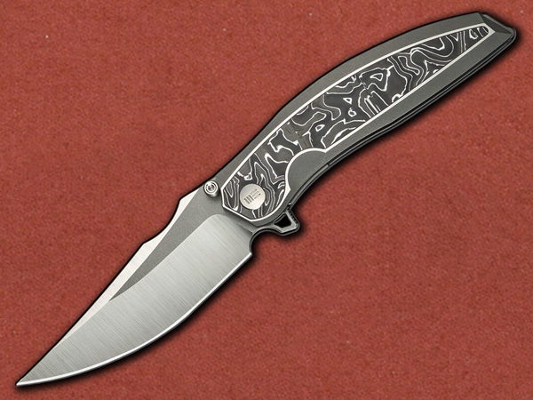 [WE Knife] Quinseris, Alloy Carbon Inlay, Titanium Frame, M390