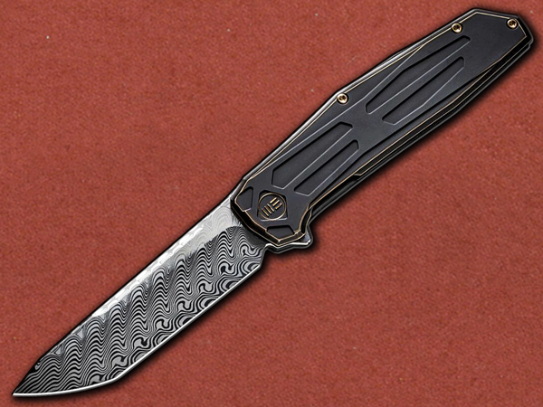 [WE Knife] Shadowfire Hakkapella Damasteel Damascus, Titanium