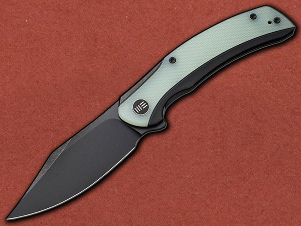 [WE Knife] Snick Framelock, Black Titanium, Jade G10, CPM 20CV