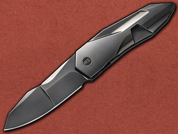 [WE Knife] Solid Grey Titanium, CPM-20CV, Integral