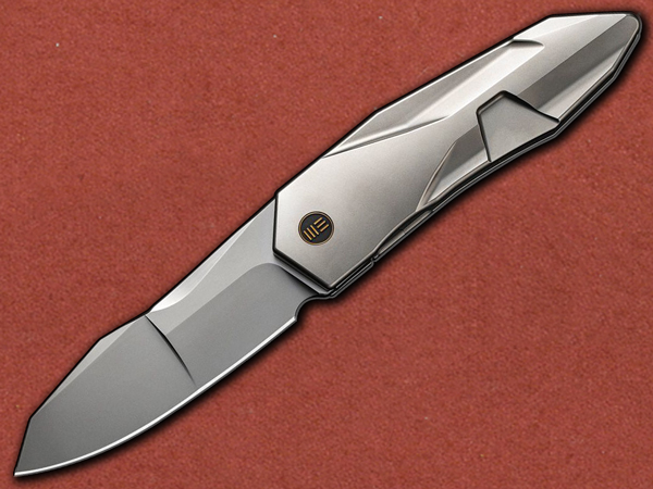 [WE Knife] Solid Silver Titanium, CPM-20CV, Integral