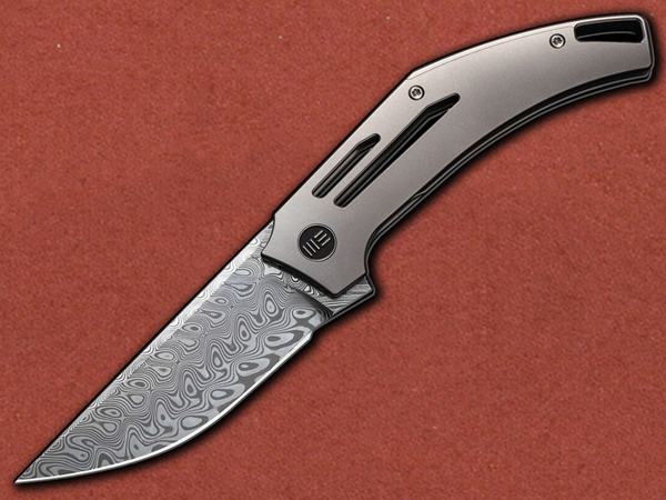 [WE Knife] Speedliner Hakkapella Damasteel Damascus, Titanium