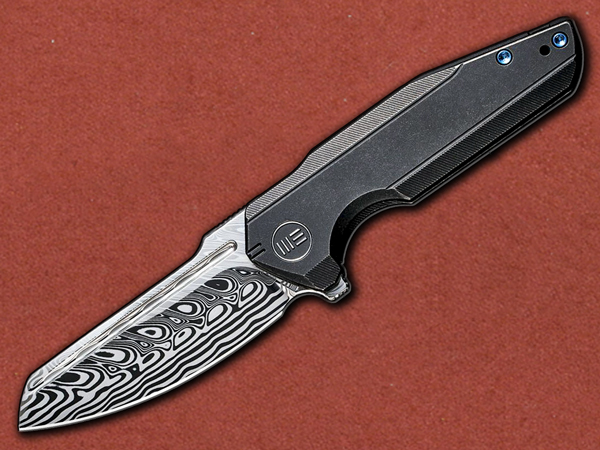 [WE Knife] Starhawk Hakkapella Damasteel Damascus, Titanium