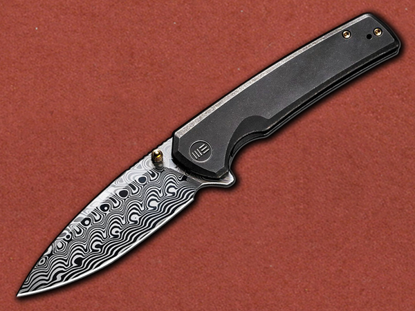 [WE Knife] Subjugator Hakkapella Damasteel Damascus, Titanium