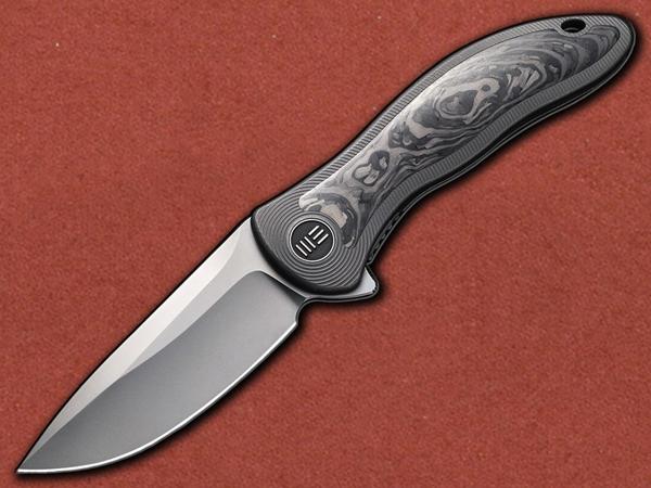 [WE Knife] Synergy 2v2 CPM-20CV, Titanium, Carbon Fibre Inlay
