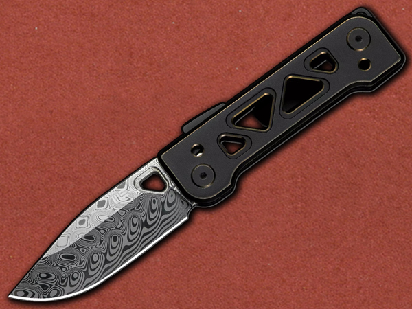 [WE Knife] Tyro Superlock Hakkapella Damasteel Damascus, Ti