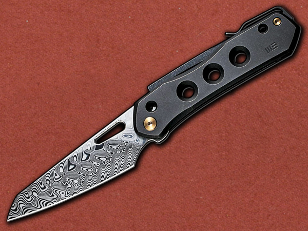 [WE Knife] Vision R Hakkapella Damasteel Damascus, Titanium