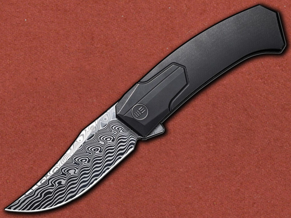 [WE Knife] Shuddan Hakkapella Damasteel Damascus, Titanium