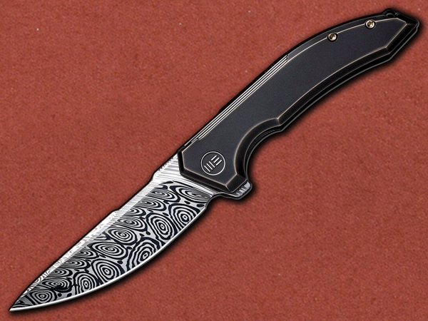 [WE Knife] Quixotic Heimskringla Damasteel Damascus, Titanium