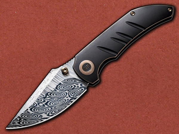 [WE Knife] Riff-Raff Heimskringla Damasteel Damascus, Titanium