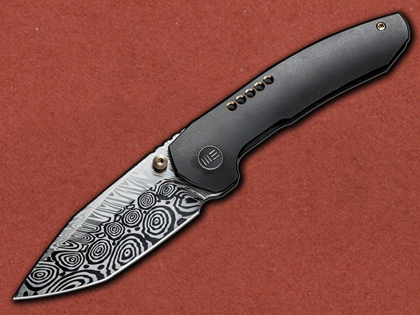 [WE Knife] Trogon Heimskringla Damasteel Damascus, Titanium