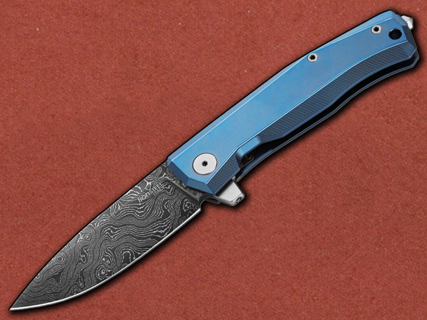 [lionSTEEL] Myto Titanium Blue, Damasco
