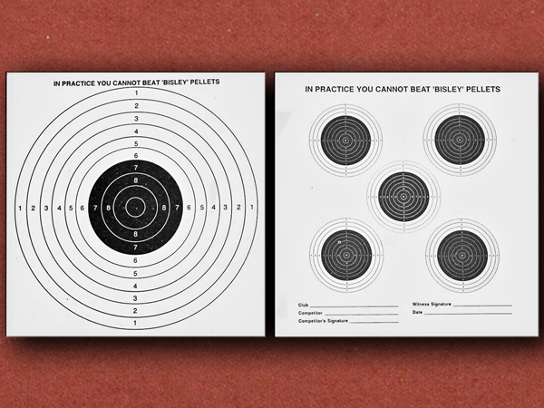 [Bisley] Paper Targets 5+1 (x20 Pack)