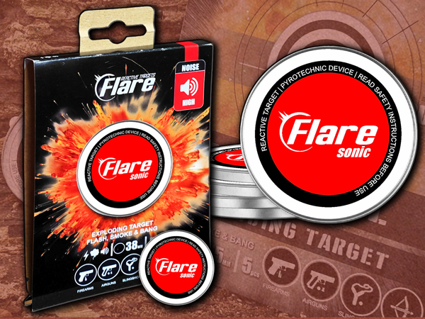 [Flare] 38MM Exploding Target LOUD BANG (x5 Target Pack)