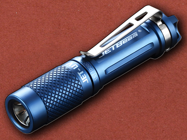 [JETBeam] Jet UV Flashlight, Blue Aluminium, Jet-UV-Blue