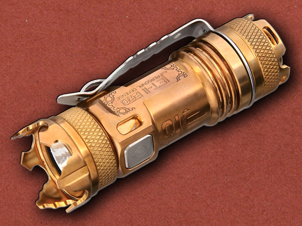 [JETBeam] Jet II Flashlight, Beryllium Copper Limited Edition