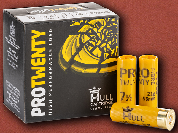 20G [Hull Cartridge] 24gm Load, Pro Twenty, 7.5 Shot