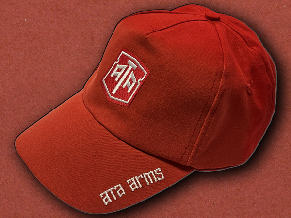 [ATA Arms] Red Baseball Cap, Quality Embroidered Logo