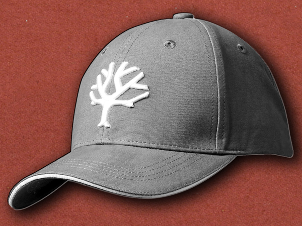 [Böker] Knives Grey Baseball Cap, White Embroidered Logo