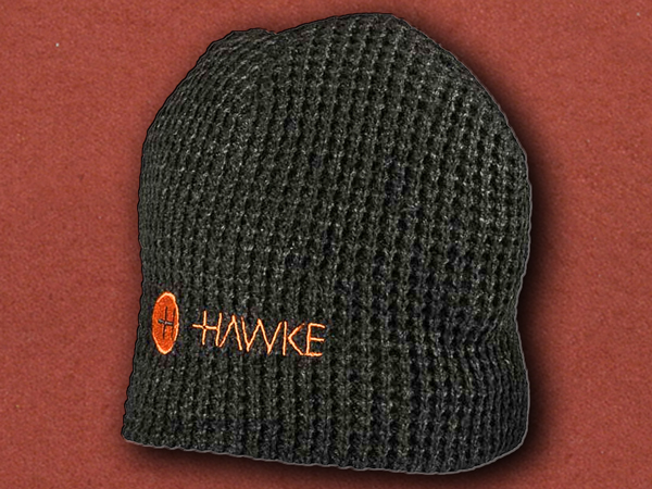 [Hawke] Grey Waffle Knit Beanie