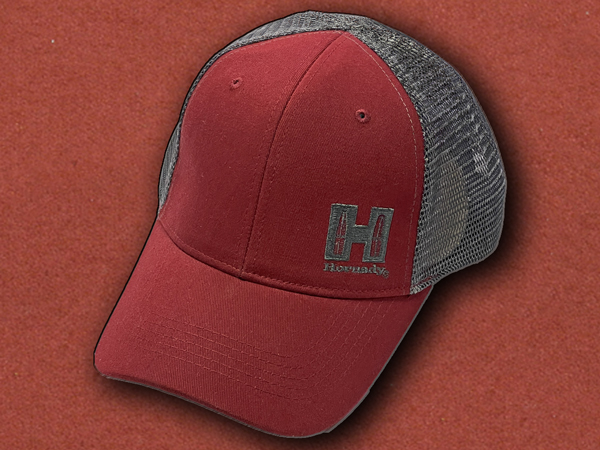 [Hornady] Burgandy Red/Grey Baseball Cap