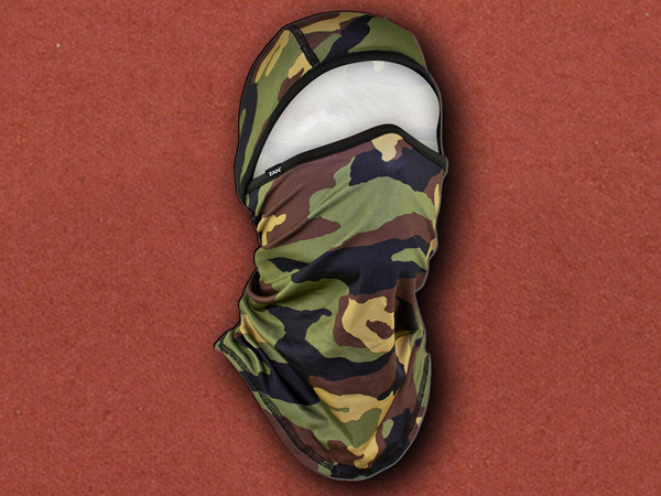 [ZANheadgear] Convertible Balaclava SportFlex® Woodland Camo