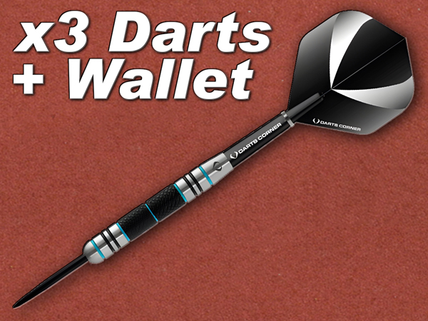 [Darts Corner] Marine Darts, M3, Aqua Black 80% Tungsten 26g