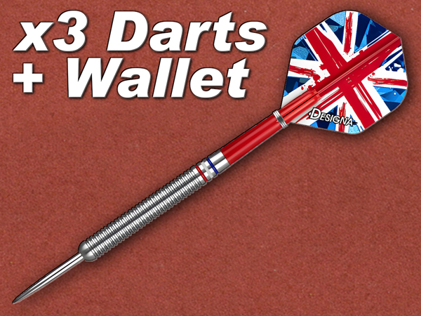[Designa] Patriot-X Darts, Great Britain, 90% Tungsten 24g