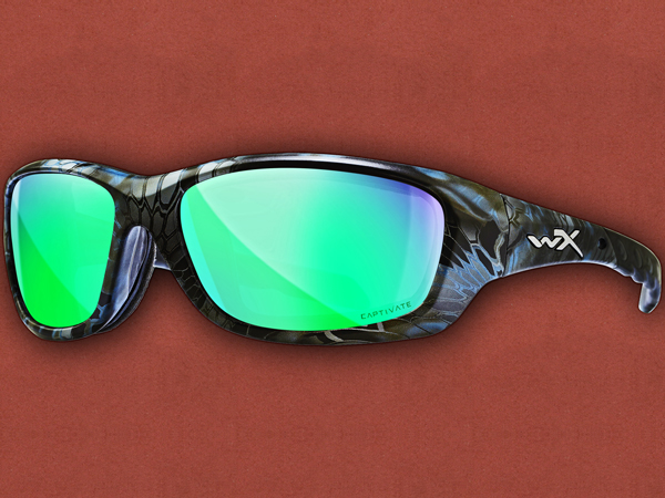 [Wiley X] WX Gravity CAPTIVATE™ Polarized Green Mirror Kryptek