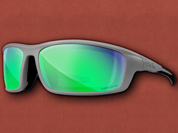 [Wiley X] WX Grid CAPTIVATE™ Polarized Green Mirror Grey