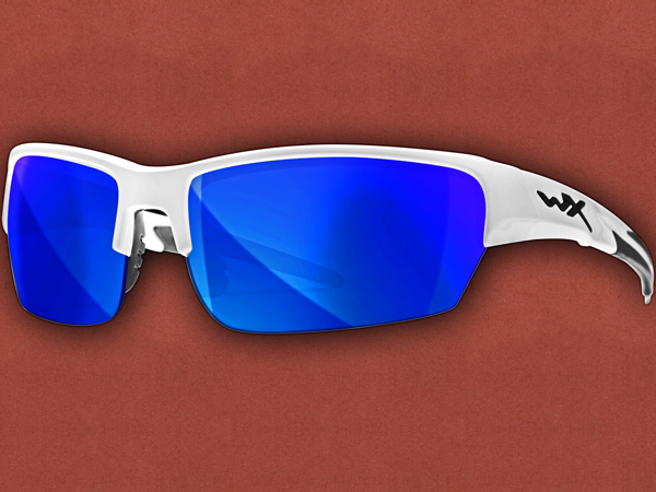 [Wiley X] WX Saint Polarized Blue Mirror Gloss White