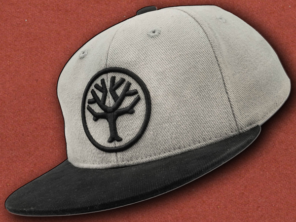 [Böker] Knives Grey Snapback Cap, Black Embroidered Logo