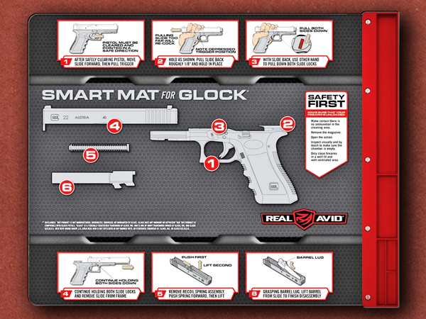 [Real Avid] Glock Smart Mat Cleaning Mat Parts Tray