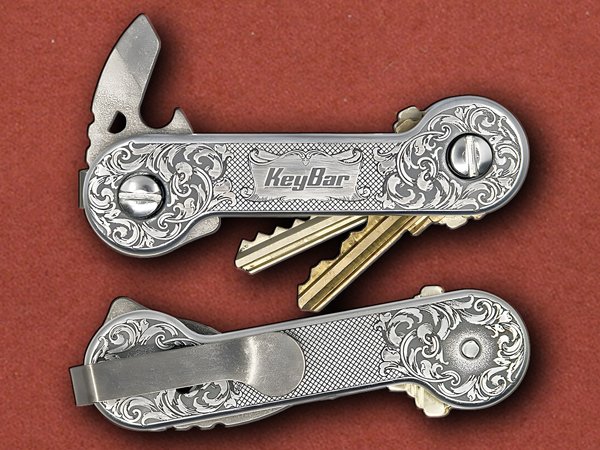 [KeyBar] Engraved Aluminium Key Holder