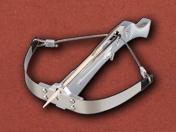 [Duncans] Miniature Crossbow Silver, Fires Toothpicks