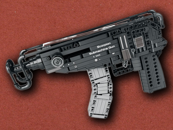 [GUNBRIX] Skorpion SA vz. 61 Submachine Gun, Blocks (556pcs)