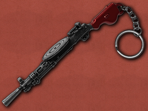 [GunRing] Premium Degtyaryov (DP28) Machine Gun Keychain