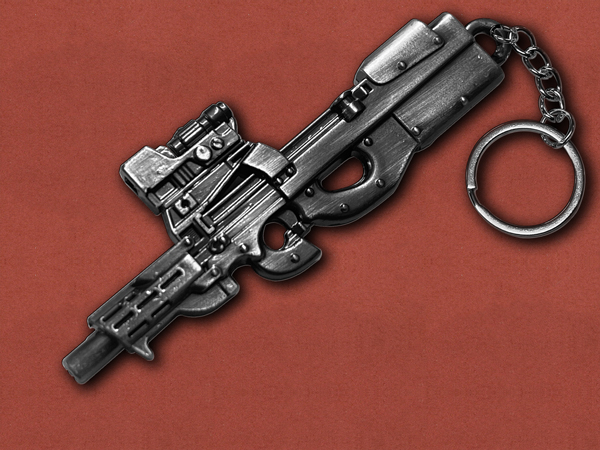 [GunRing] Premium FN PS-90 Sub-Machine Gun Keychain